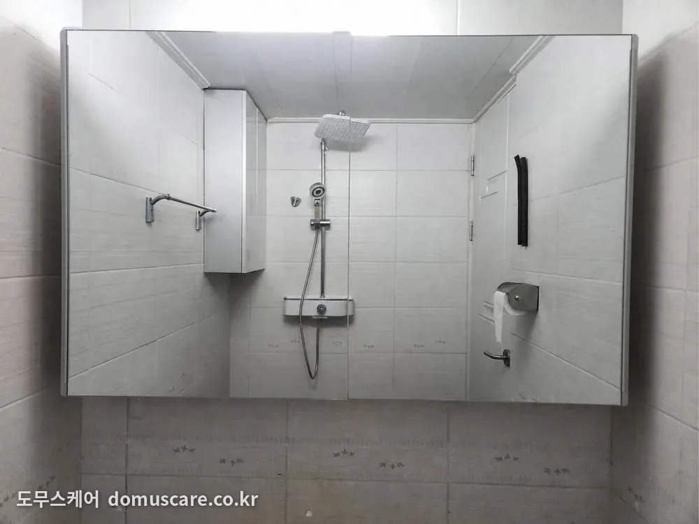 욕실수납장교체 시공 후
